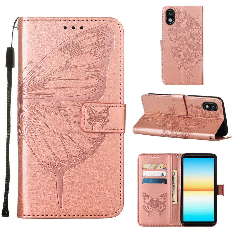 Embossed Butterfly Leather Phone Case, For Sony Xperia ACE III, For Xiaomi Redmi 10A, For Samsung Galaxy M33 5G