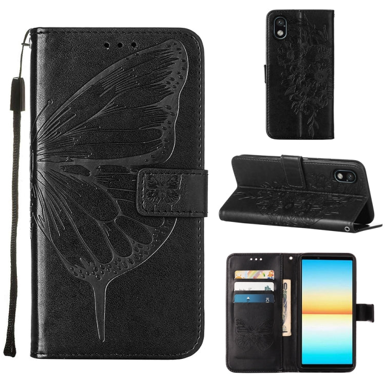 Embossed Butterfly Leather Phone Case, For Sony Xperia ACE III, For Xiaomi Redmi 10A, For Samsung Galaxy M33 5G