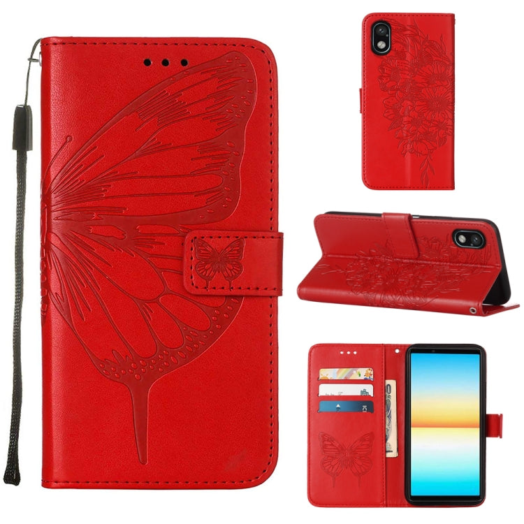 Embossed Butterfly Leather Phone Case, For Sony Xperia ACE III, For Xiaomi Redmi 10A, For Samsung Galaxy M33 5G