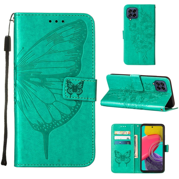 Embossed Butterfly Leather Phone Case, For Sony Xperia 10 IV, For Sony Xperia ACE III, For Xiaomi Redmi 10A, For Samsung Galaxy M33 5G