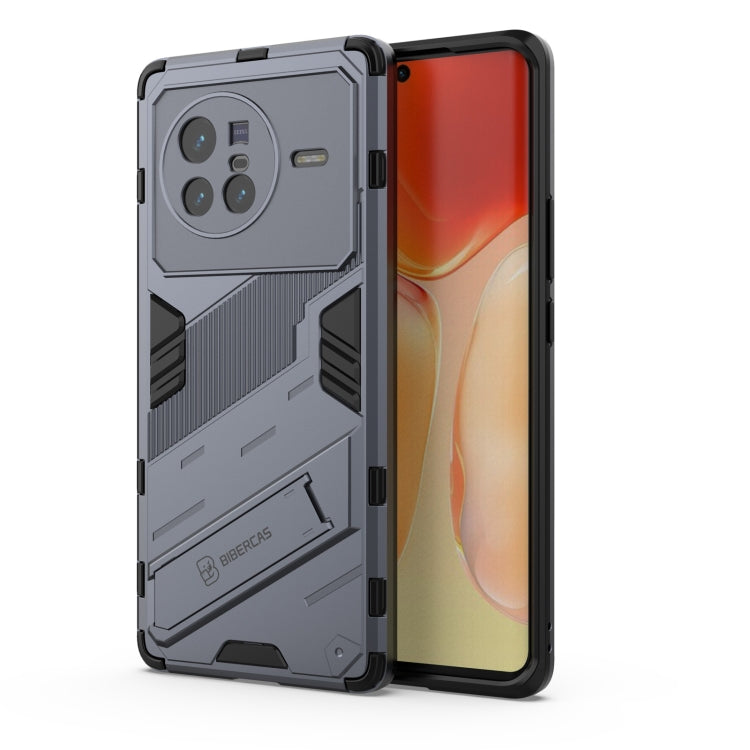 Punk Armor PC + TPU Phone Case with Holder, For vivo X80, For vivo X80 Pro, For Honor Play6T