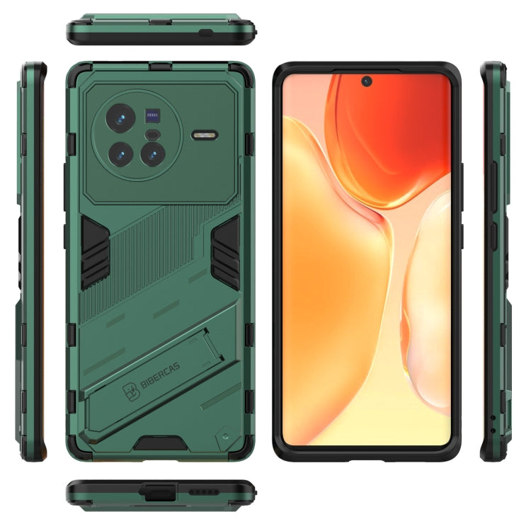 Punk Armor PC + TPU Phone Case with Holder, For vivo X80, For vivo X80 Pro, For Honor Play6T, For Honor X30i / Play6T Pro / X8