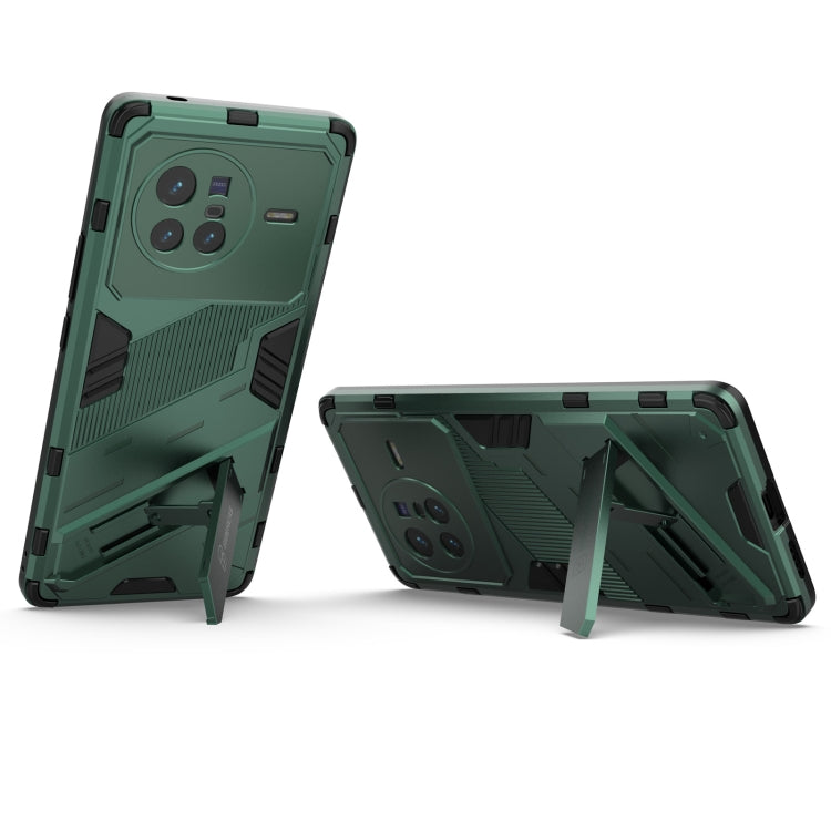 Punk Armor PC + TPU Phone Case with Holder, For vivo X80, For vivo X80 Pro, For Honor Play6T