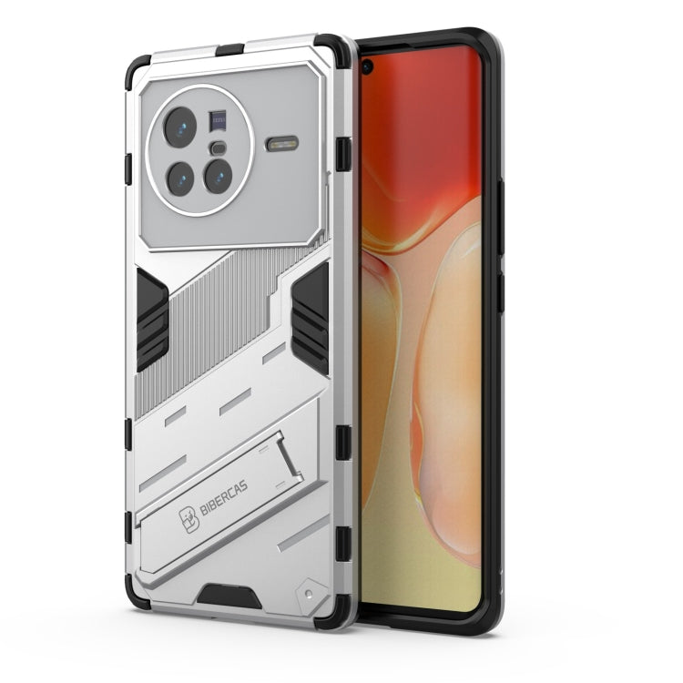 Punk Armor PC + TPU Phone Case with Holder, For vivo X80, For vivo X80 Pro, For Honor Play6T