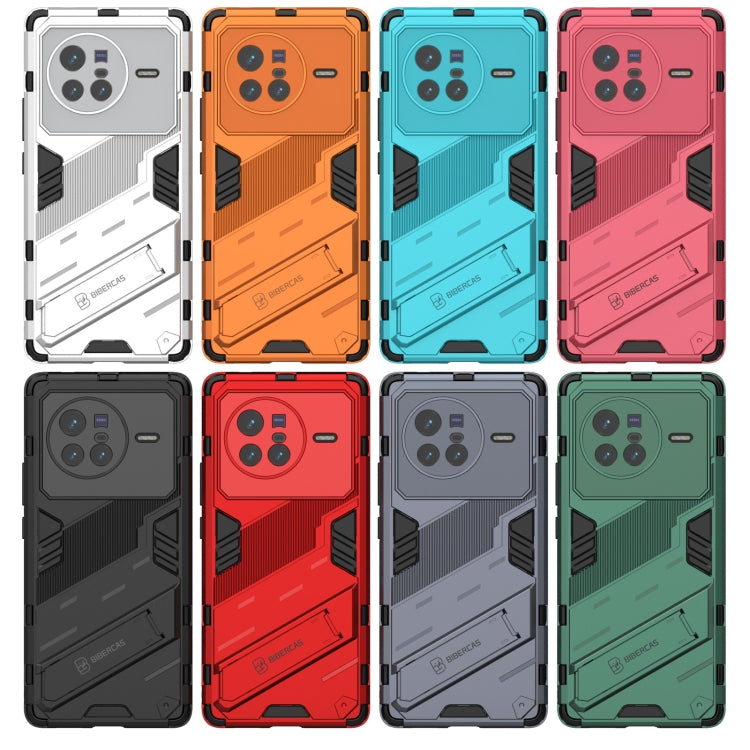 Punk Armor PC + TPU Phone Case with Holder, For vivo X80, For vivo X80 Pro, For Honor Play6T