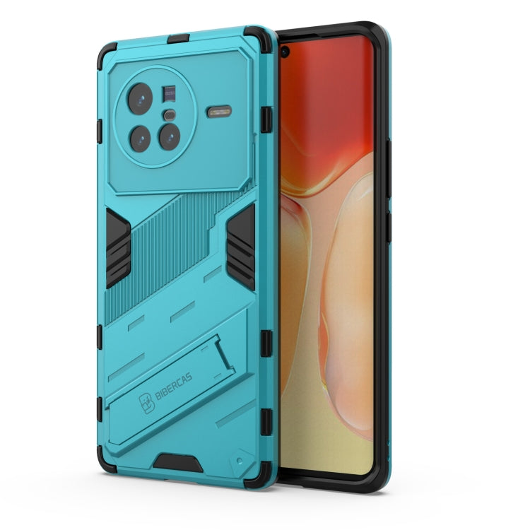 Punk Armor PC + TPU Phone Case with Holder, For vivo X80, For vivo X80 Pro, For Honor Play6T