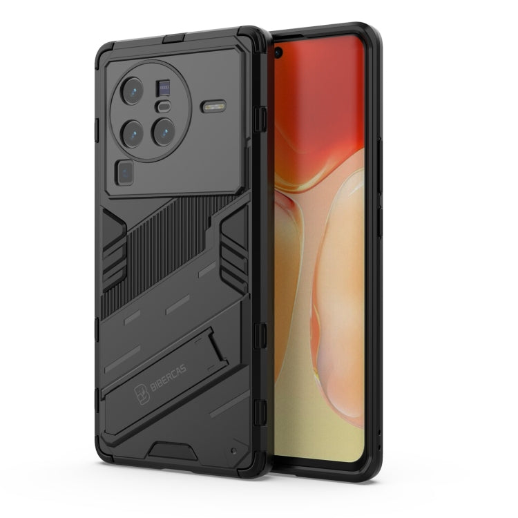Punk Armor PC + TPU Phone Case with Holder, For vivo X80, For vivo X80 Pro, For Honor Play6T