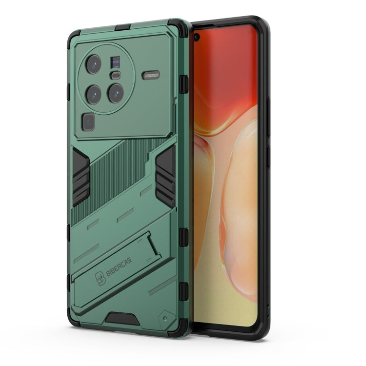Punk Armor PC + TPU Phone Case with Holder, For vivo X80, For vivo X80 Pro, For Honor Play6T