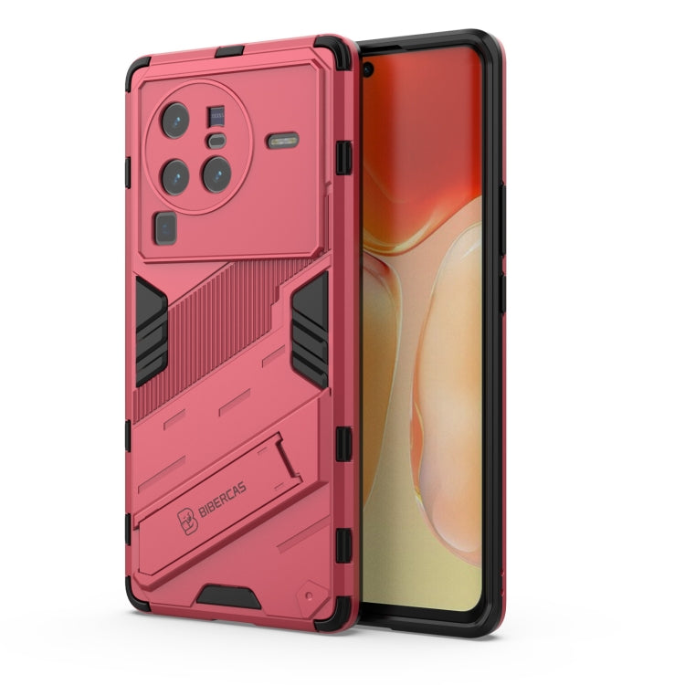 Punk Armor PC + TPU Phone Case with Holder, For vivo X80, For vivo X80 Pro, For Honor Play6T
