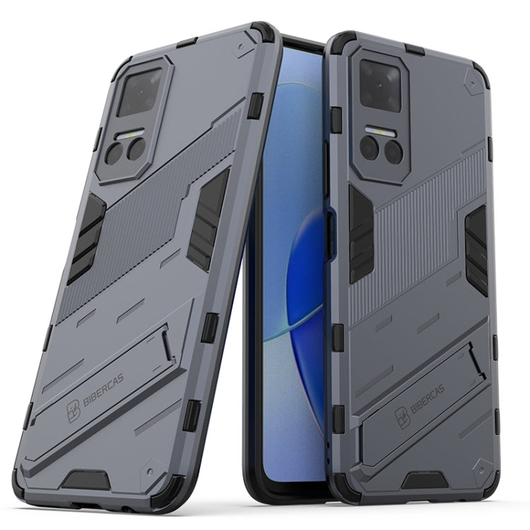 Punk Armor PC + TPU Phone Case with Holder, For vivo X80, For vivo X80 Pro, For Honor Play6T