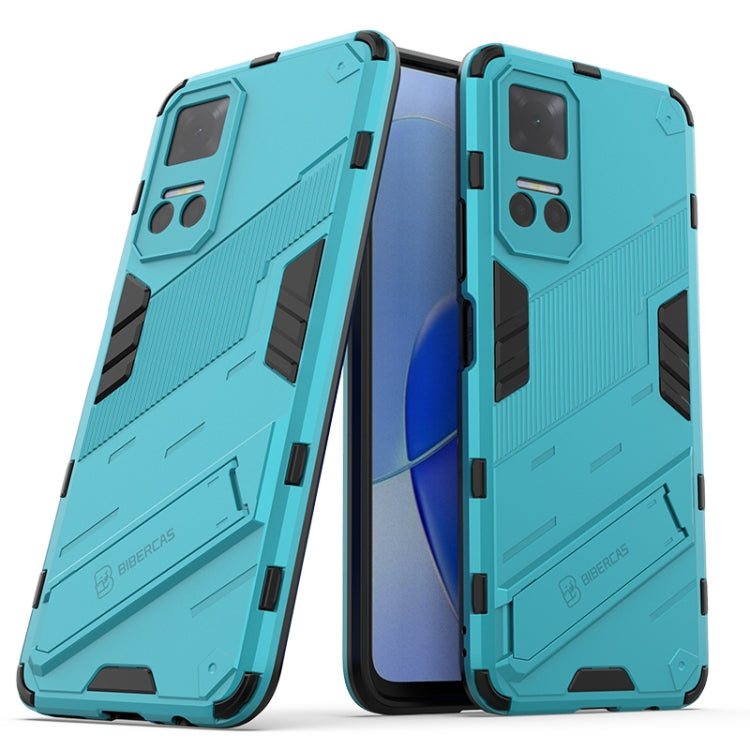 Punk Armor PC + TPU Phone Case with Holder, For vivo X80, For vivo X80 Pro, For Honor Play6T, For Honor X30i / Play6T Pro / X8