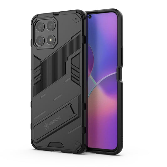 Punk Armor PC + TPU Phone Case with Holder, For Honor X30i / Play6T Pro / X8