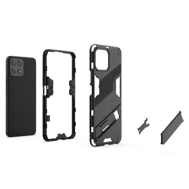Punk Armor PC + TPU Phone Case with Holder, For Honor X30i / Play6T Pro / X8