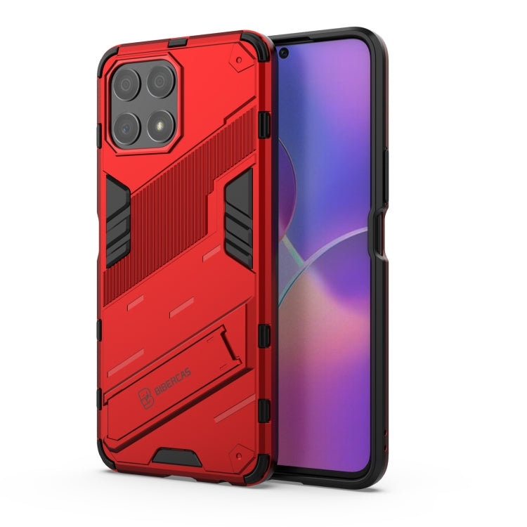 Punk Armor PC + TPU Phone Case with Holder, For Honor X30i / Play6T Pro / X8