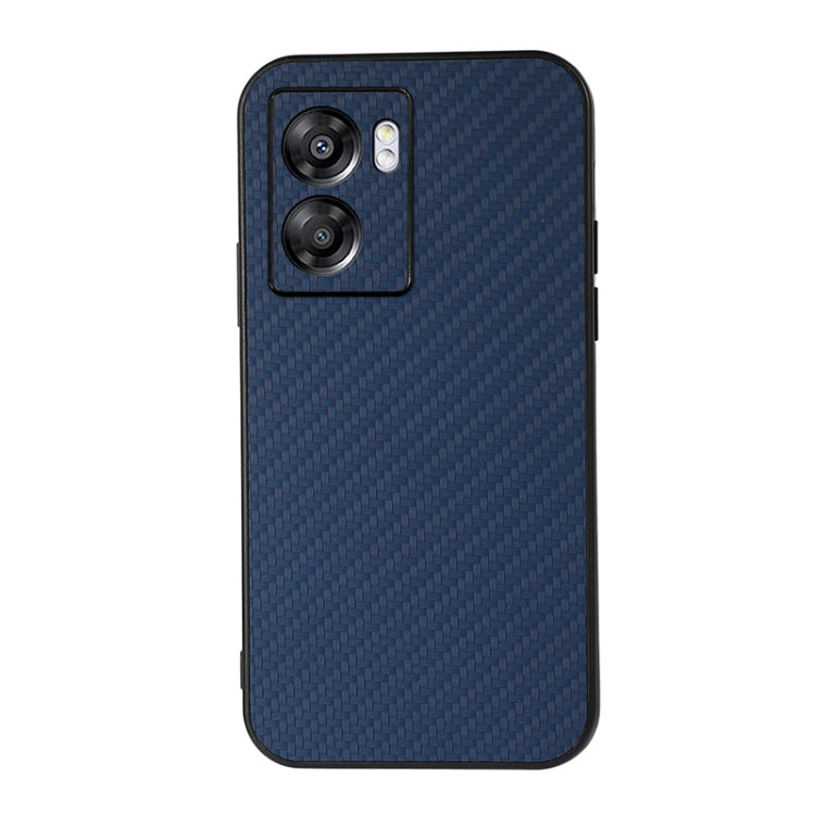 Accurate Hole Carbon Fiber Texture PU Phone Case, For vivo S15e, For OnePlus Ace, For OPPO A57 5G, For OPPO K10 5G, For OPPO K10 Pro 5G, For OPPO Realme 9 Pro