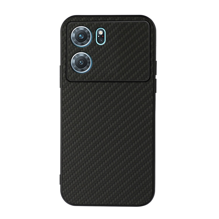 Accurate Hole Carbon Fiber Texture PU Phone Case, For vivo S15e, For OnePlus Ace, For OPPO A57 5G, For OPPO K10 5G, For OPPO K10 Pro 5G, For OPPO Realme 9 Pro