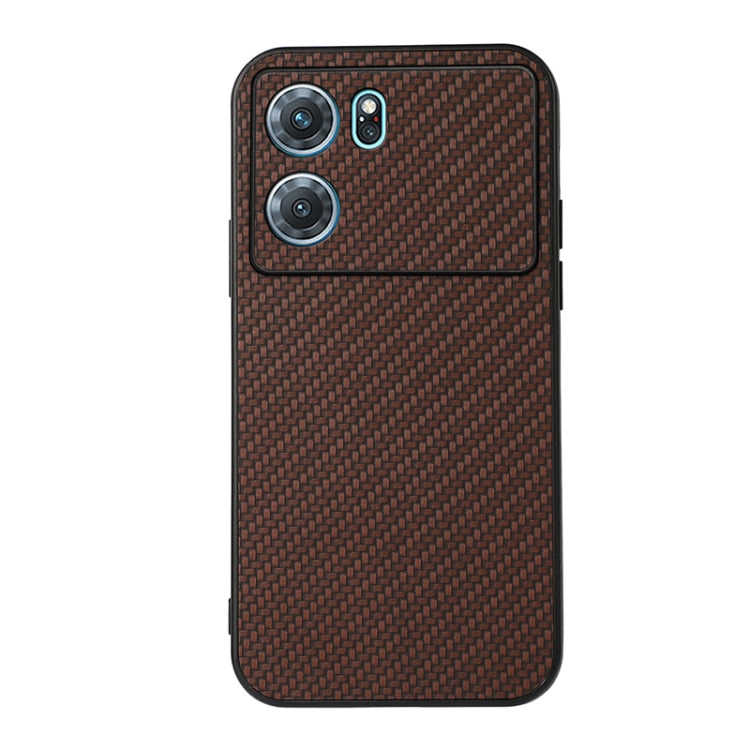 Accurate Hole Carbon Fiber Texture PU Phone Case, For vivo S15e, For OnePlus Ace, For OPPO A57 5G, For OPPO K10 5G, For OPPO K10 Pro 5G, For OPPO Realme 9 Pro