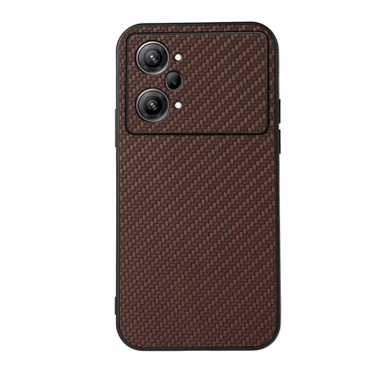 Accurate Hole Carbon Fiber Texture PU Phone Case, For vivo S15e, For OnePlus Ace, For OPPO A57 5G, For OPPO K10 5G, For OPPO K10 Pro 5G, For OPPO Realme 9 Pro, For OPPO Realme GT Neo 3