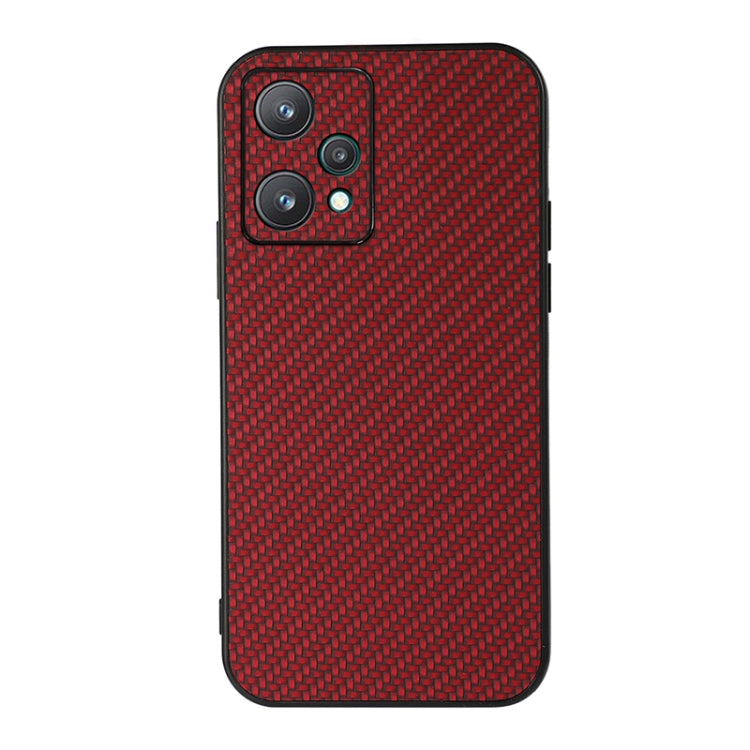 Accurate Hole Carbon Fiber Texture PU Phone Case, For vivo S15e, For OnePlus Ace, For OPPO A57 5G, For OPPO K10 5G, For OPPO K10 Pro 5G, For OPPO Realme 9 Pro
