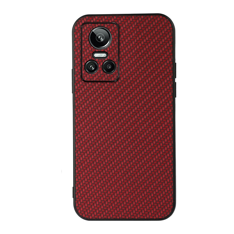 Accurate Hole Carbon Fiber Texture PU Phone Case, For vivo S15e, For OnePlus Ace, For OPPO A57 5G, For OPPO K10 5G, For OPPO K10 Pro 5G, For OPPO Realme 9 Pro, For OPPO Realme GT Neo 3