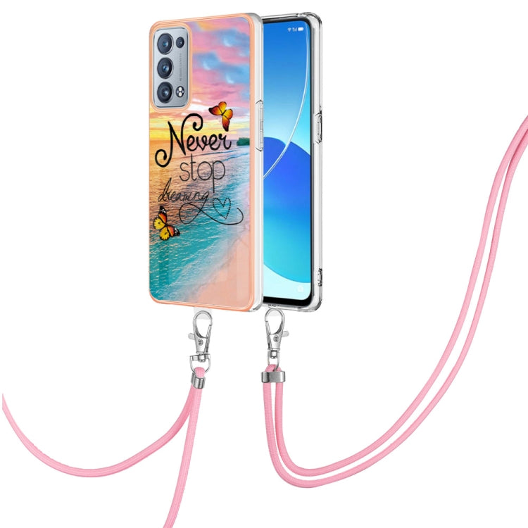 Electroplating IMD TPU Phone Case with Lanyard, For OPPO Reno6 Pro+ 5G / Reno6 Pro, For OnePlus N20 5G, For Nokia G20 / G10, For Nokia G21 / G11