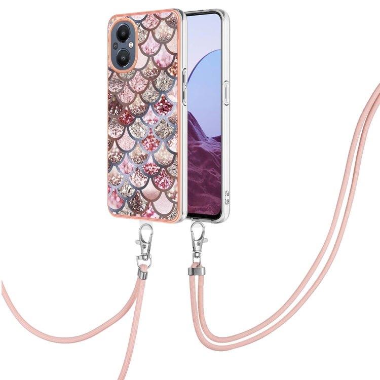 Electroplating IMD TPU Phone Case with Lanyard, For OPPO Realme C21Y / C25Y, For OnePlus N20 5G, For Nokia G20 / G10, For Nokia G21 / G11