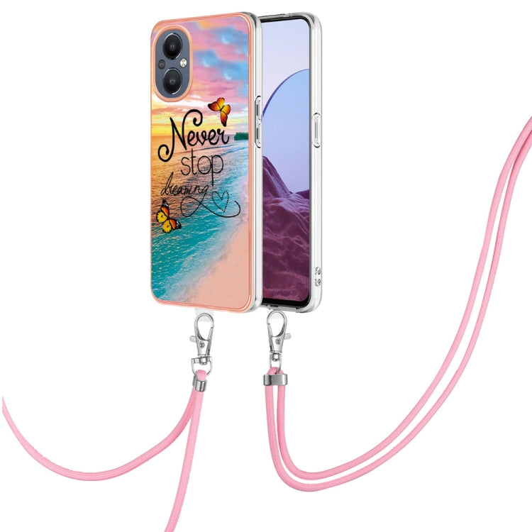 Electroplating IMD TPU Phone Case with Lanyard, For OPPO Reno6 Pro+ 5G / Reno6 Pro, For OnePlus N20 5G, For Nokia G20 / G10, For Nokia G21 / G11