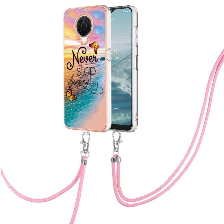 Electroplating IMD TPU Phone Case with Lanyard, For OPPO Reno6 Pro+ 5G / Reno6 Pro, For OnePlus N20 5G, For Nokia G20 / G10, For Nokia G21 / G11