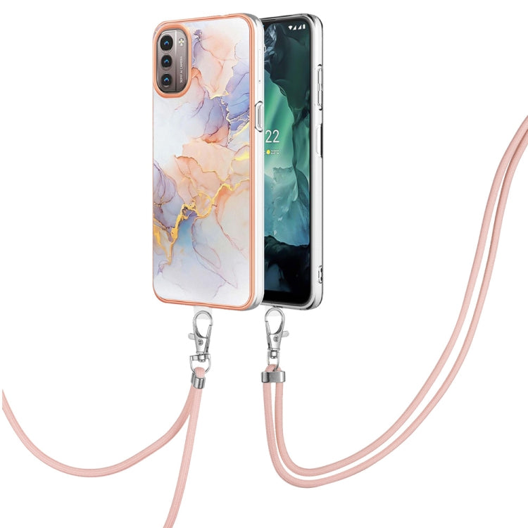 Electroplating IMD TPU Phone Case with Lanyard, For OPPO Reno6 Pro+ 5G / Reno6 Pro, For OnePlus N20 5G, For Nokia G20 / G10, For Nokia G21 / G11