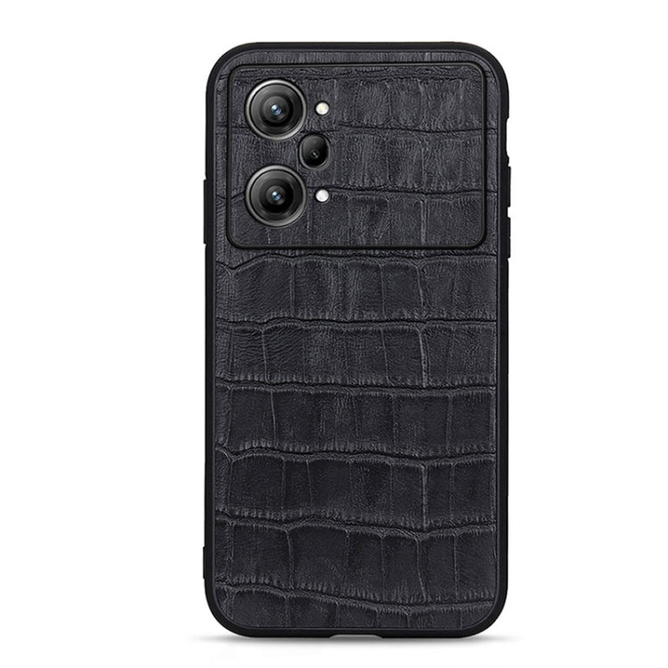 Accurate Hole Crocodile Texture Genuine Leather Phone Case, For OPPO A57 5G, For OPPO K10 5G, For OPPO K10 Pro 5G, For OPPO Realme 9 Pro, For OPPO Realme GT Neo 3, For vivo S15e, For OnePlus Ace Accurate Hole