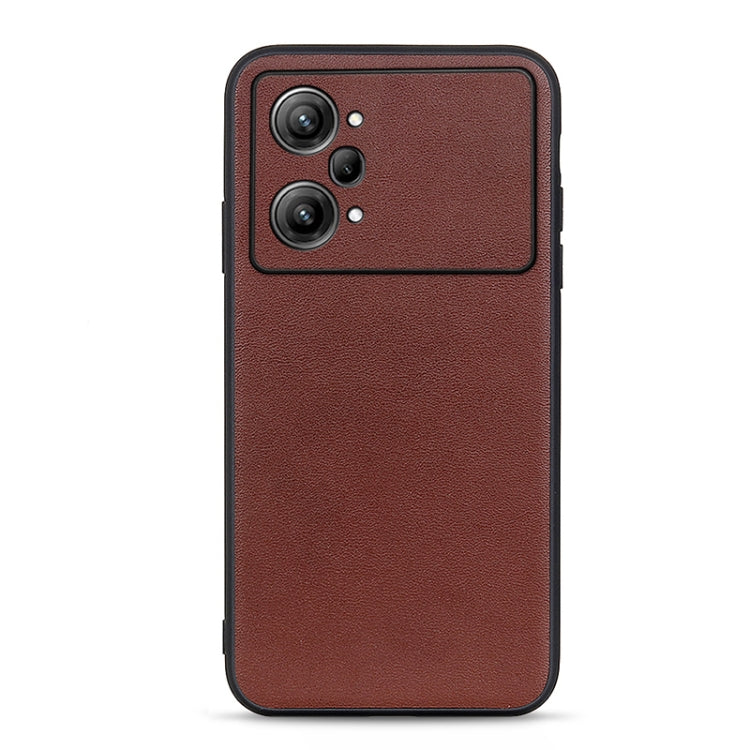 Accurate Hole Lambskin Texture Genuine Leather Phone Case, For OPPO A57 5G, For OPPO K10 5G, For OPPO K10 Pro 5G, For OPPO Realme 9 Pro, For vivo S15e, For OnePlus Ace