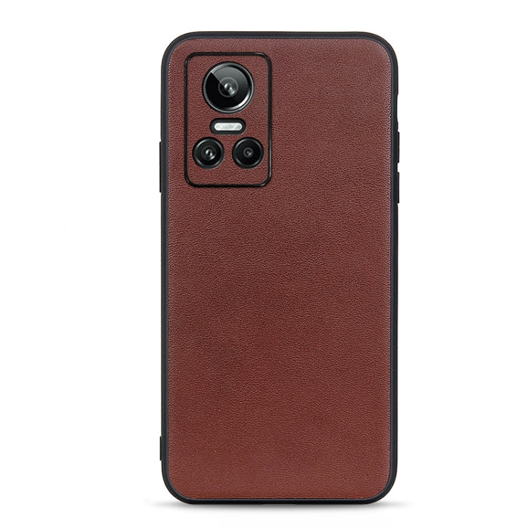 Accurate Hole Lambskin Texture Genuine Leather Phone Case, For OPPO A57 5G, For OPPO K10 5G, For OPPO K10 Pro 5G, For OPPO Realme 9 Pro, For vivo S15e, For OPPO Realme GT Neo 3, For OnePlus Ace