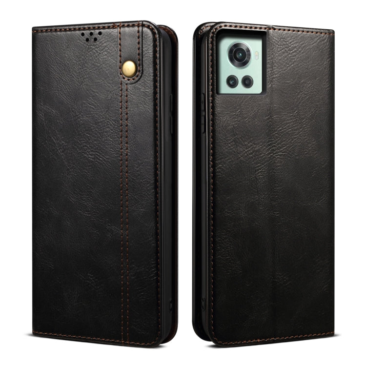 Oil Wax Crazy Horse Texture Leather Phone Case, For OnePlus 10R / Ace, For OnePlus Nord CE 2 Lite 5G, For OPPO Reno7 4G / F21 Pro
