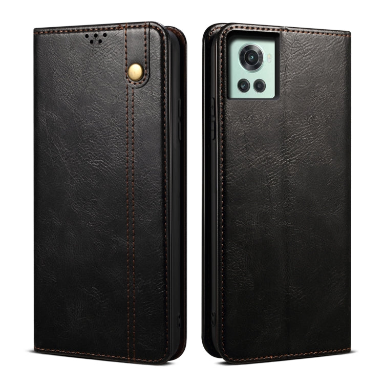 Oil Wax Crazy Horse Texture Leather Phone Case, For OnePlus 10R / Ace, For OnePlus Nord CE 2 Lite 5G, For OPPO Reno7 4G / F21 Pro