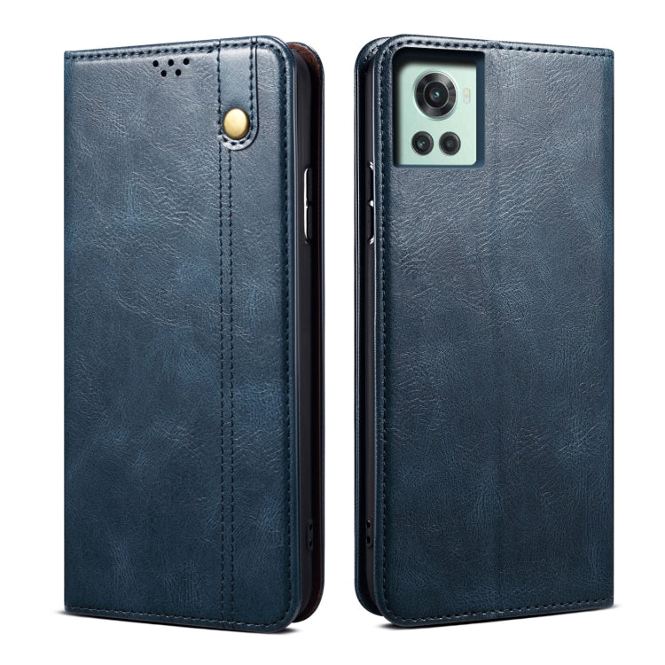 Oil Wax Crazy Horse Texture Leather Phone Case, For OnePlus 10R / Ace, For OnePlus Nord CE 2 Lite 5G, For OPPO Reno7 4G / F21 Pro