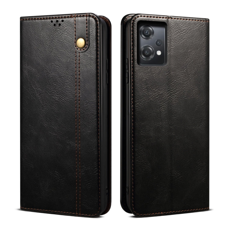 Oil Wax Crazy Horse Texture Leather Phone Case, For OnePlus 10R / Ace, For OnePlus Nord CE 2 Lite 5G, For OPPO Reno7 4G / F21 Pro