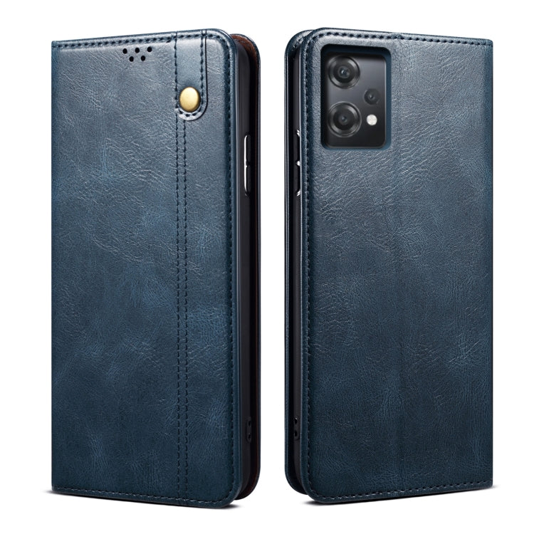 Oil Wax Crazy Horse Texture Leather Phone Case, For OnePlus 10R / Ace, For OnePlus Nord CE 2 Lite 5G, For OPPO Reno7 4G / F21 Pro