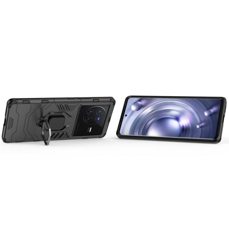 PC + TPU Shockproof Protective Phone Case with Magnetic Ring Holder