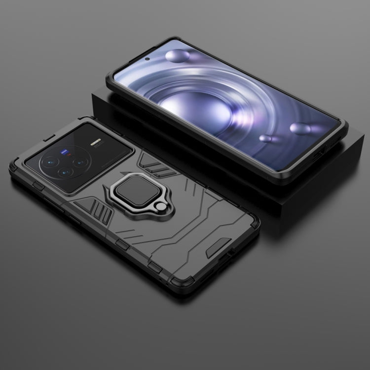 PC + TPU Shockproof Protective Phone Case with Magnetic Ring Holder