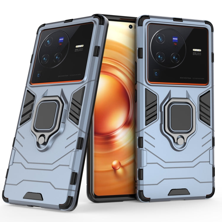 PC + TPU Shockproof Protective Phone Case with Magnetic Ring Holder