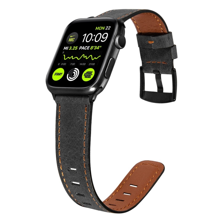 Retro Leather Watch Band For Apple Watch Series, 7 41mm / 6&amp;SE&amp;5&amp;4 40mm / 3&amp;2&amp;1 38mm, 7 45mm / 6&amp;SE&amp;5&amp;4 44mm / 3&amp;2&amp;1 42mm