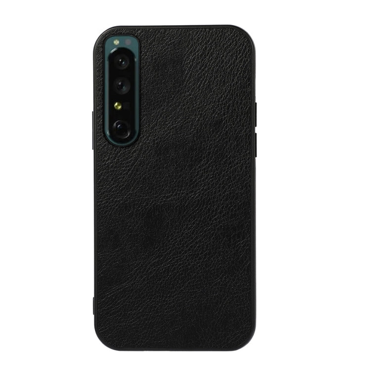 Accurate Hole Two-color Litchi Texture PU Phone Case, For OPPO Reno7 5G International, For Sony Xperia 1 IV