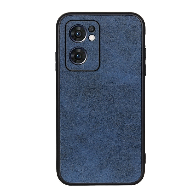 Accurate Hole Two-color Calf Texture PU Phone Case, For OPPO Reno7 5G International, For Sony Xperia 1 IV