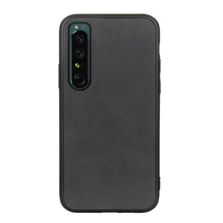 Accurate Hole Two-color Calf Texture PU Phone Case, For OPPO Reno7 5G International, For Sony Xperia 1 IV