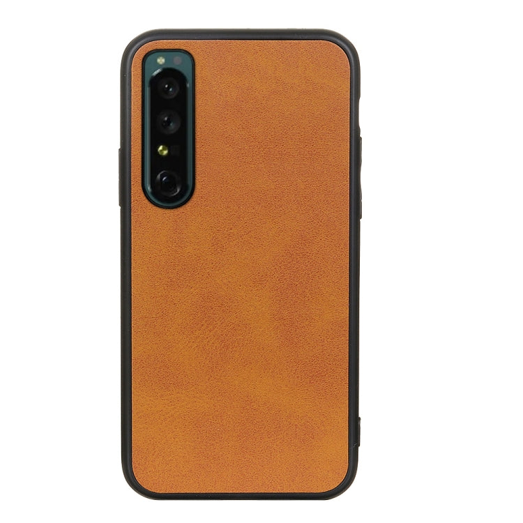 Accurate Hole Two-color Calf Texture PU Phone Case, For OPPO Reno7 5G International, For Sony Xperia 1 IV