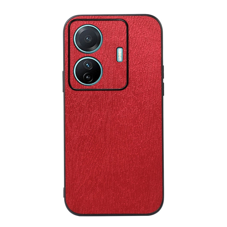 Wood Texture PU Phone Case, For vivo S15e