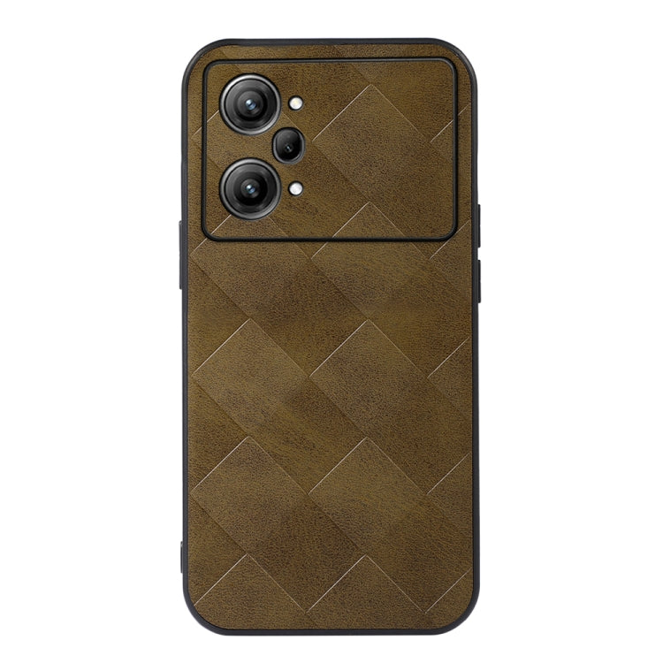 Weave Plaid PU Phone Case, For OnePlus 10R / Ace, For OPPO A57 5G 2022, For OPPO K10 5G, For OPPO K10 Pro 5G, For OPPO Realme 9 Pro / Realme V25, For OPPO Realme GT Neo3, For vivo S15e