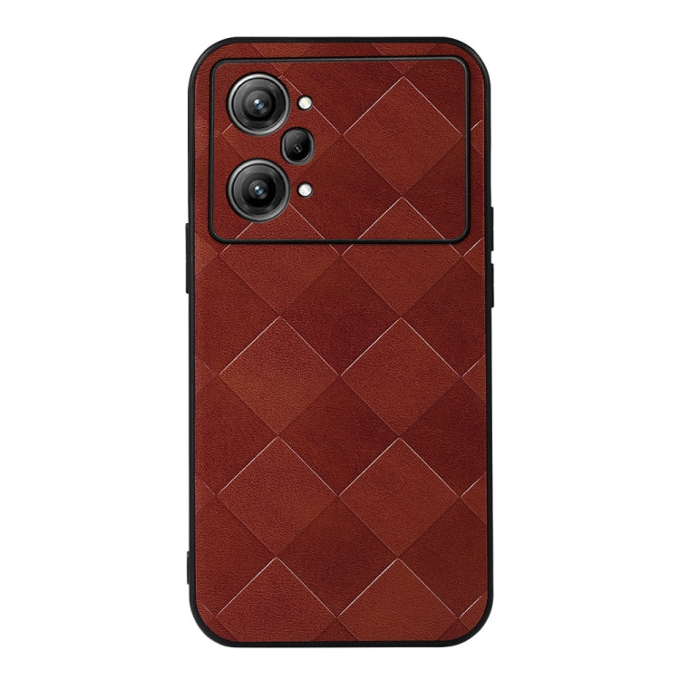 Weave Plaid PU Phone Case, For OPPO K10 5G, For OPPO K10 Pro 5G, For vivo S15e