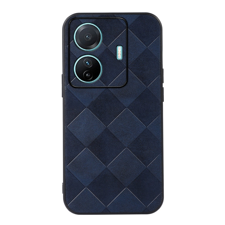Weave Plaid PU Phone Case, For OPPO K10 5G, For OPPO K10 Pro 5G, For vivo S15e