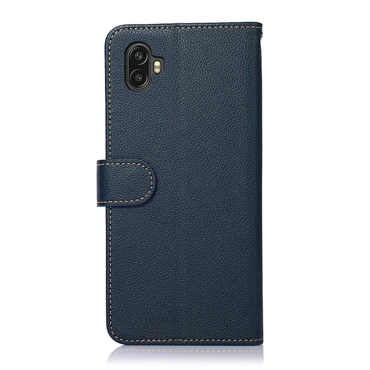 KHAZNEH Litchi Texture Leather RFID Phone Case